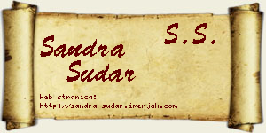 Sandra Sudar vizit kartica